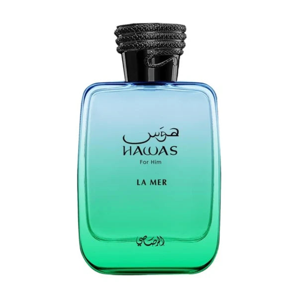 Rasasi Hawas La Mer For Him Eau de Parfum Spray for Men 3.4 Ounce by Rasasi